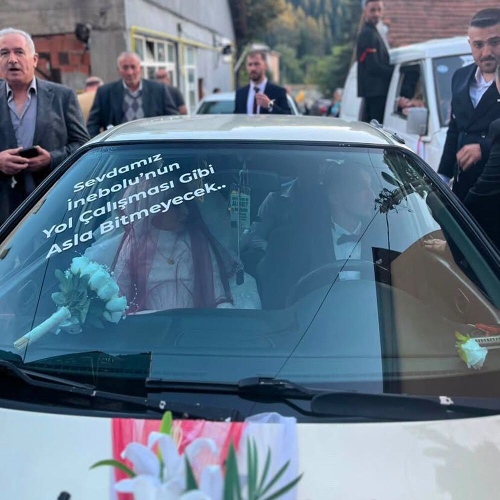 Gelin Arabası Inebolu Yol Mesajı (2)