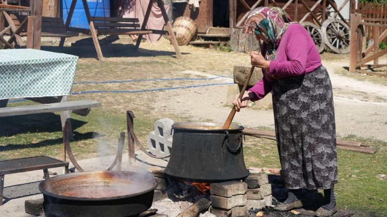 Kastamonu’da Kış Hazırlığı Başladı Elmalar Pekmez Ve Pestil Oluyor (3)