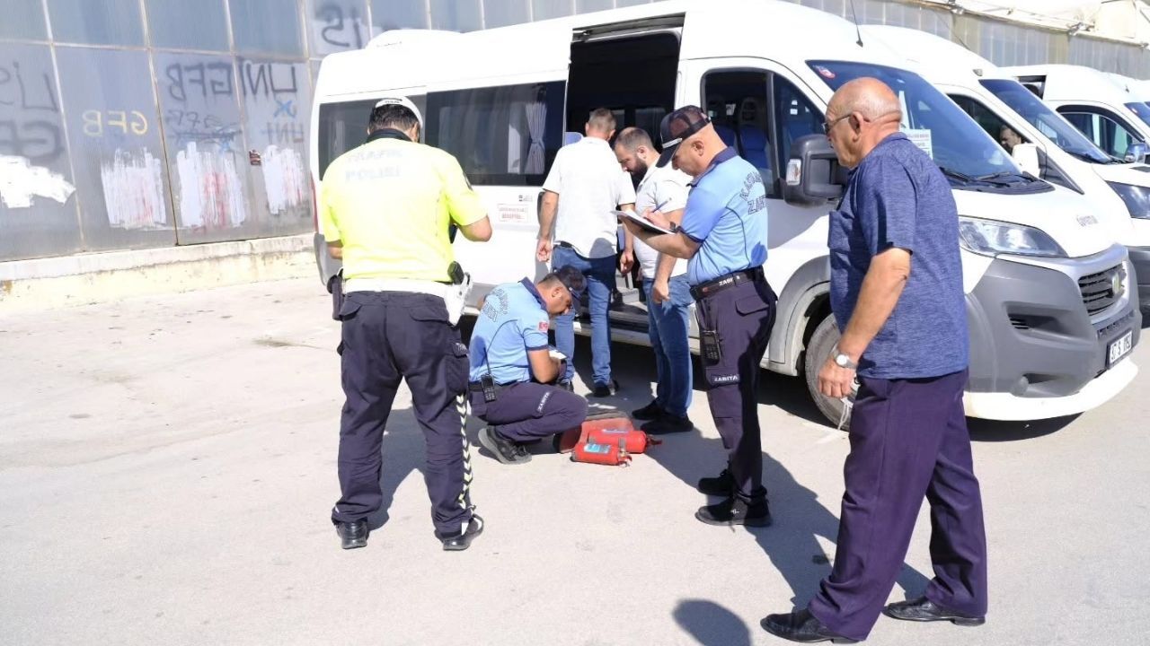 Kastamonu’da Okul Servislerine Yeni Dönem Kontrolü (4)