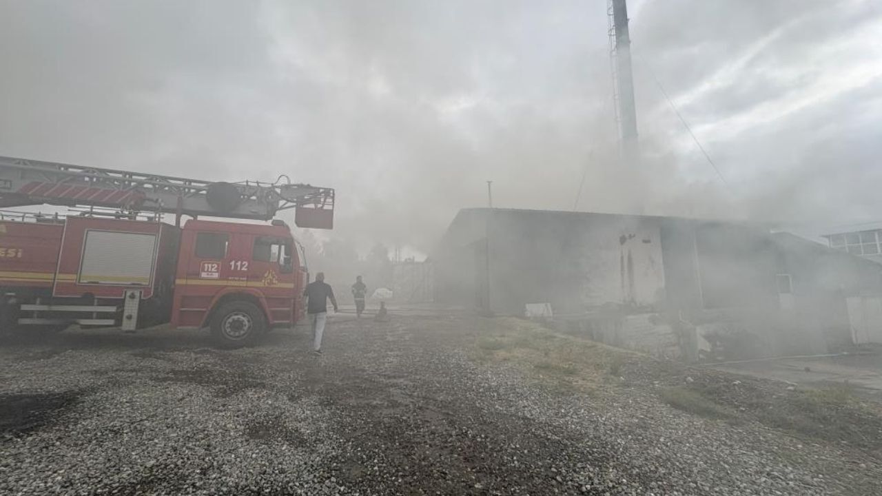 Kastamonu’da Süt Fabrikasında Alevler Yükseldi (3)