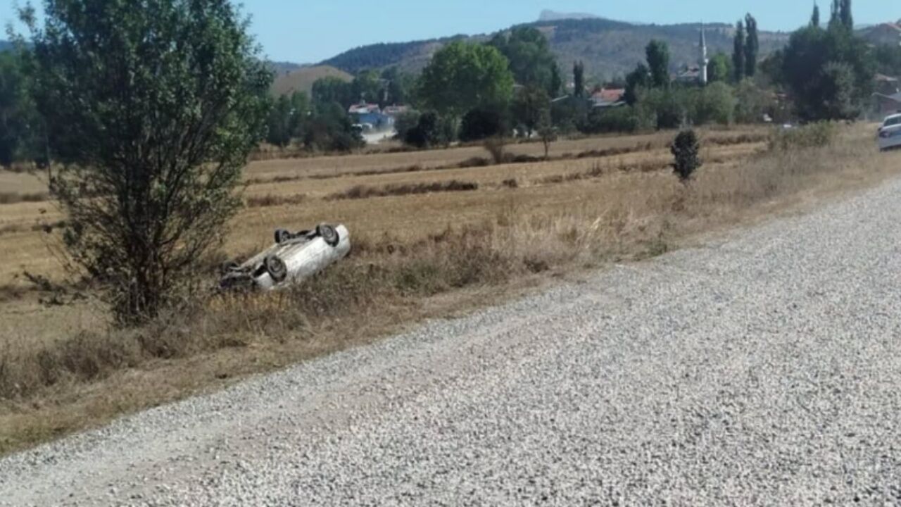 Kastamonu’da Yola Serilen Mıcır Kazaya Neden Oldu