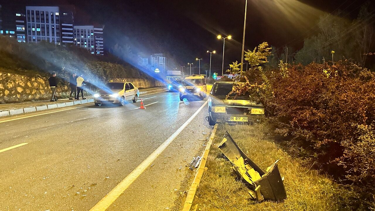 Kastamonu’da zincirleme kaza: 1 kişi yaralandı