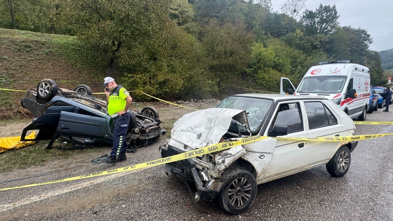 Komşu Ilde Cenaze Dönüşü Kaza 1 Ölü, 6 Yaralı
