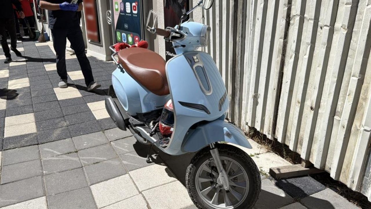 Otomobilden Kaçan Motosikletli Taş Dubaya Çarptı (1)