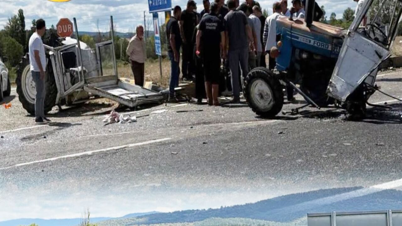 Taşköprü Traktör Kazası Yaralılar Var (2)