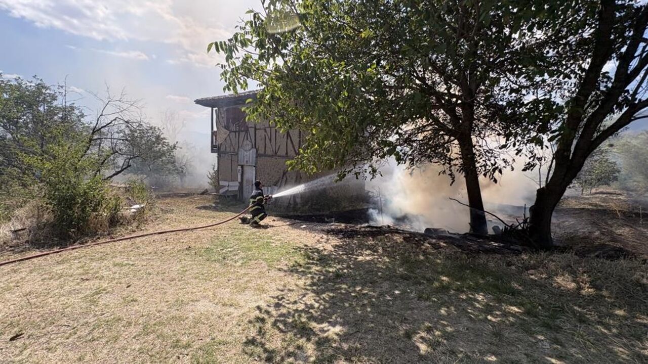 Tosya Bağevleri Yangın Alevler (7)