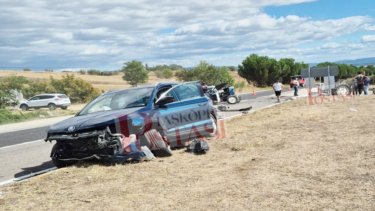 Yeni Taşköprü Traktör Kazası Fotoları (2)