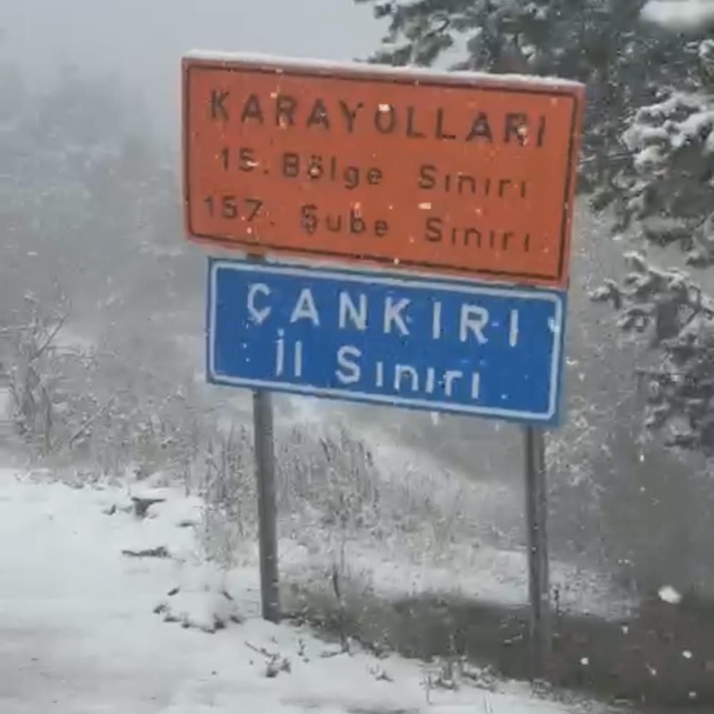Çankırı Ilgaz Ilçesi Bölgesi Kar Yağışı (2)
