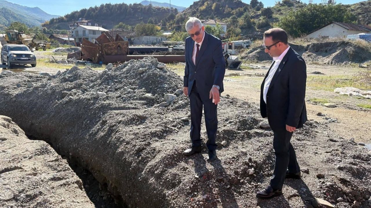 Hanönü'nde köylerin sulama suyu projesi incelendi