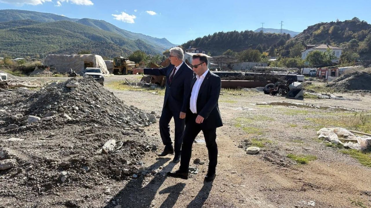 Hanönü'nde Köylerin Sulama Suyu Projesi Incelendi