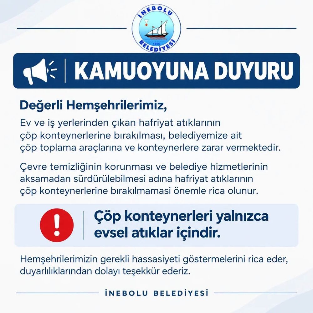 Inebolu Çöp