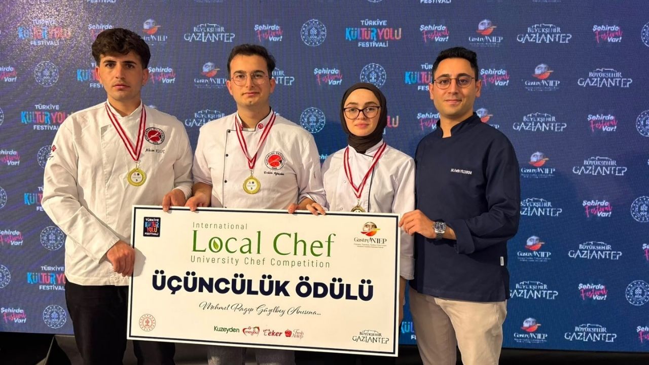 Kastamonu’nun genç şefleri Türkiye üçüncüsü oldu