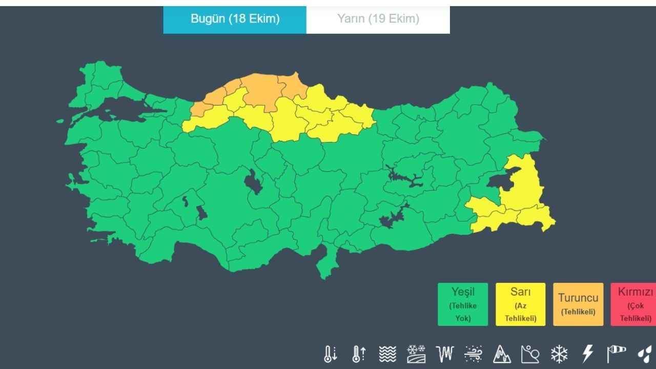 Kastamonu Için Turuncu Alarm! Meteoroloji'den Kritik Uyarı (2)