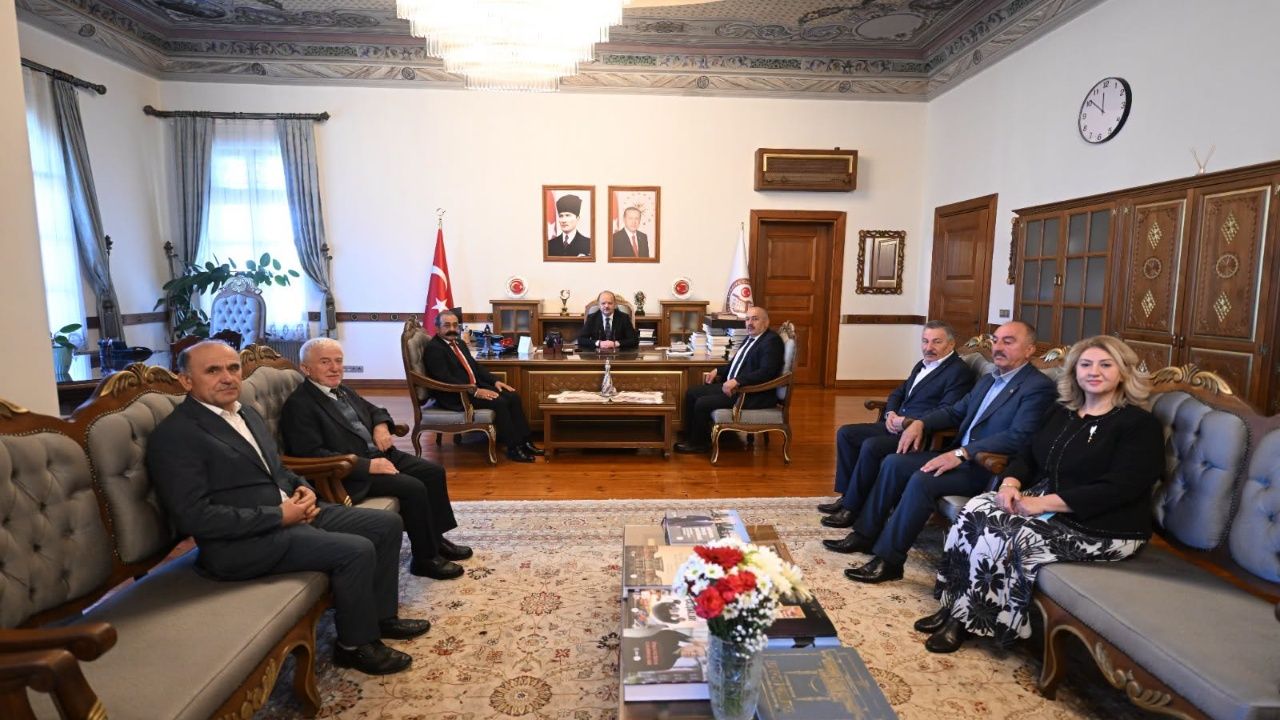 Kastamonu Muhtarlarından Vali Meftun Dallı'ya Ziyaret 1