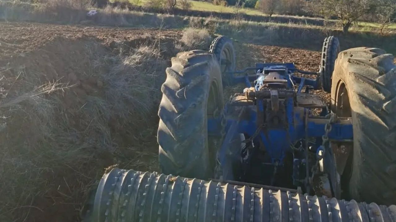Kastamonu'da Tarlada Traktör Kazası! Ekipler Harekete Geçti