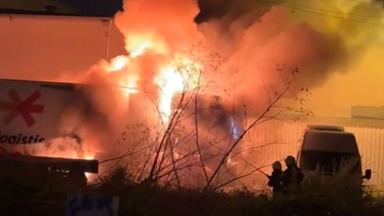 Samsun Tır Yangın