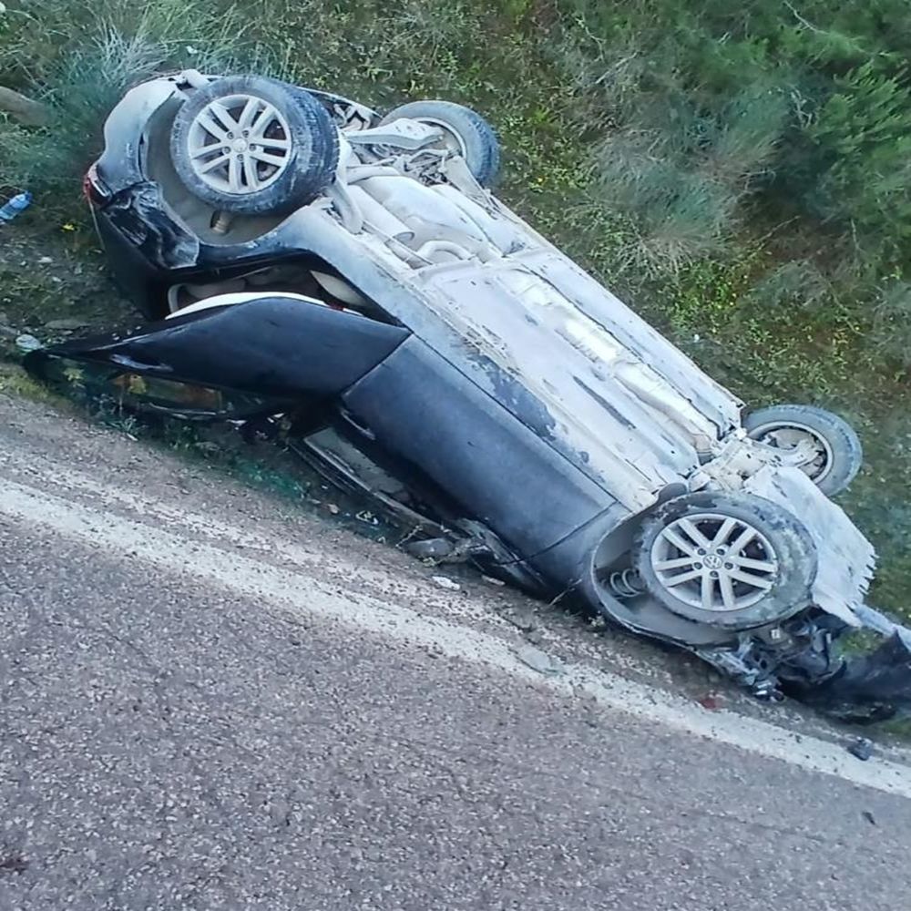 Sinop Otomobil Takla Attı (1)