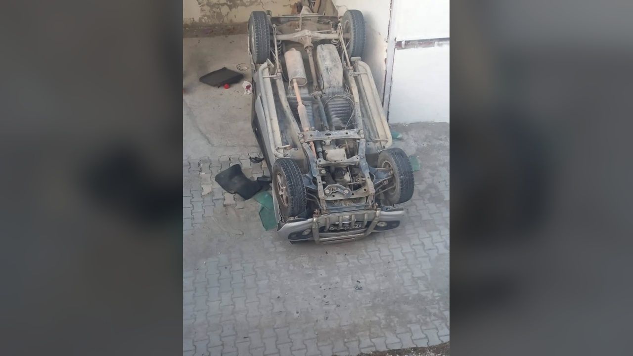 Son Dakika Kastamonu'da Okul Önünde Korkutan Kaza! Araç Takla Attı 1