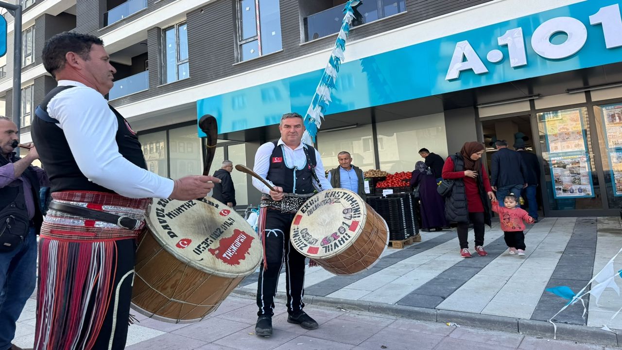 Taşköprü A101 Davullu Açılış (2)