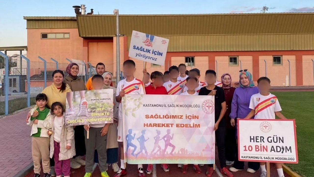 Taşköprü’de sağlıklı yaşam için yürüdüler