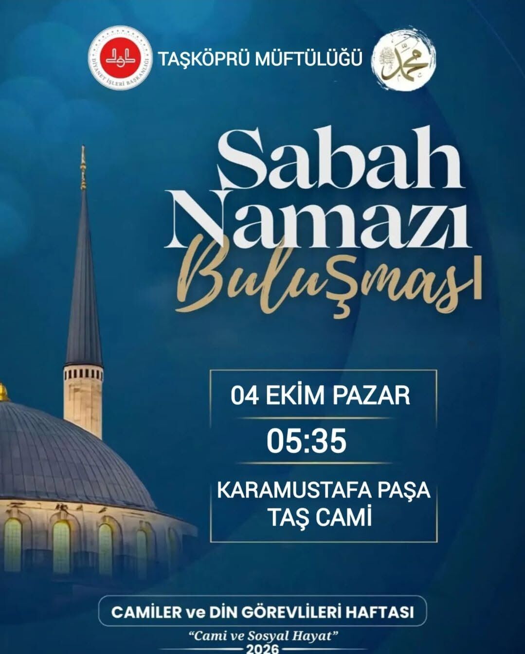 Taşköprü Sabah Namazı