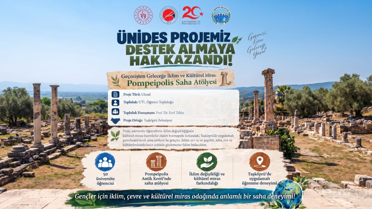 Pompeipolis için önemli proje: Taşköprü’de iklim ve miras buluşması