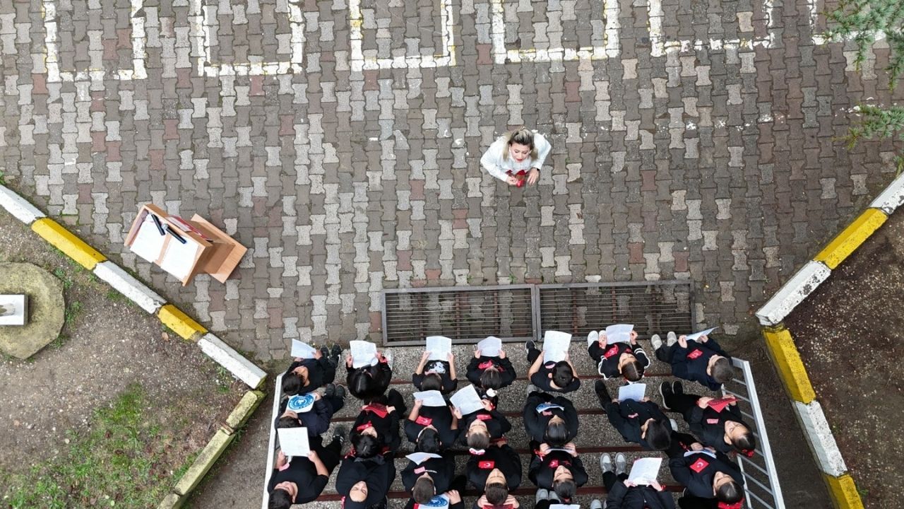 Taşköprü'de Öğrenciler Cumhuriyet'in 103. Yılında Tek Ses Oldu! (2)