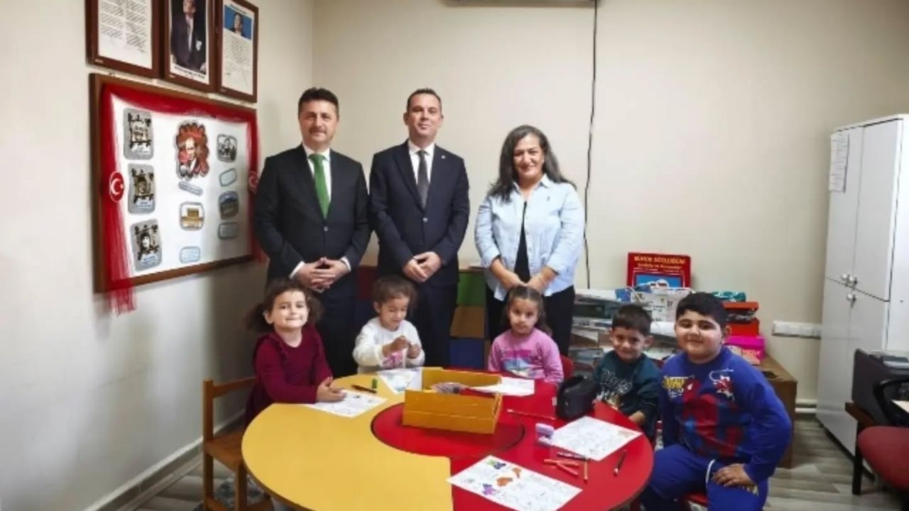 Taşköprü'deki Okula Müfettişlerden Ziyaret (2)