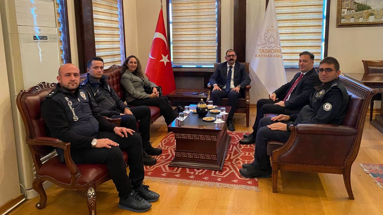 Taşköprü'ye polis başmüfettişlerinden önemli ziyaret